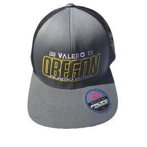 HTF Oregon Ducks Football Snapback Trucker Hat 2013 Alamo Bowl Valero Collegiate